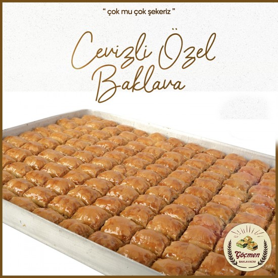 Cevizli Özel Baklava Tepsi